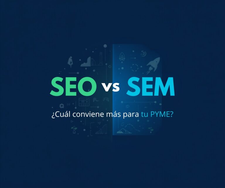 Comparación entre SEO y SEM para PYMEs en Chile